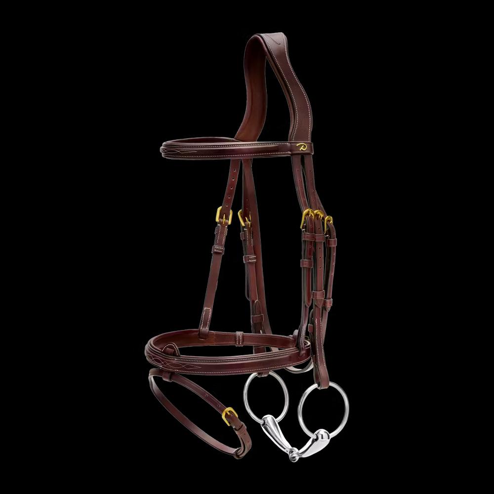 Flash Noseband Bridle DY, Brown